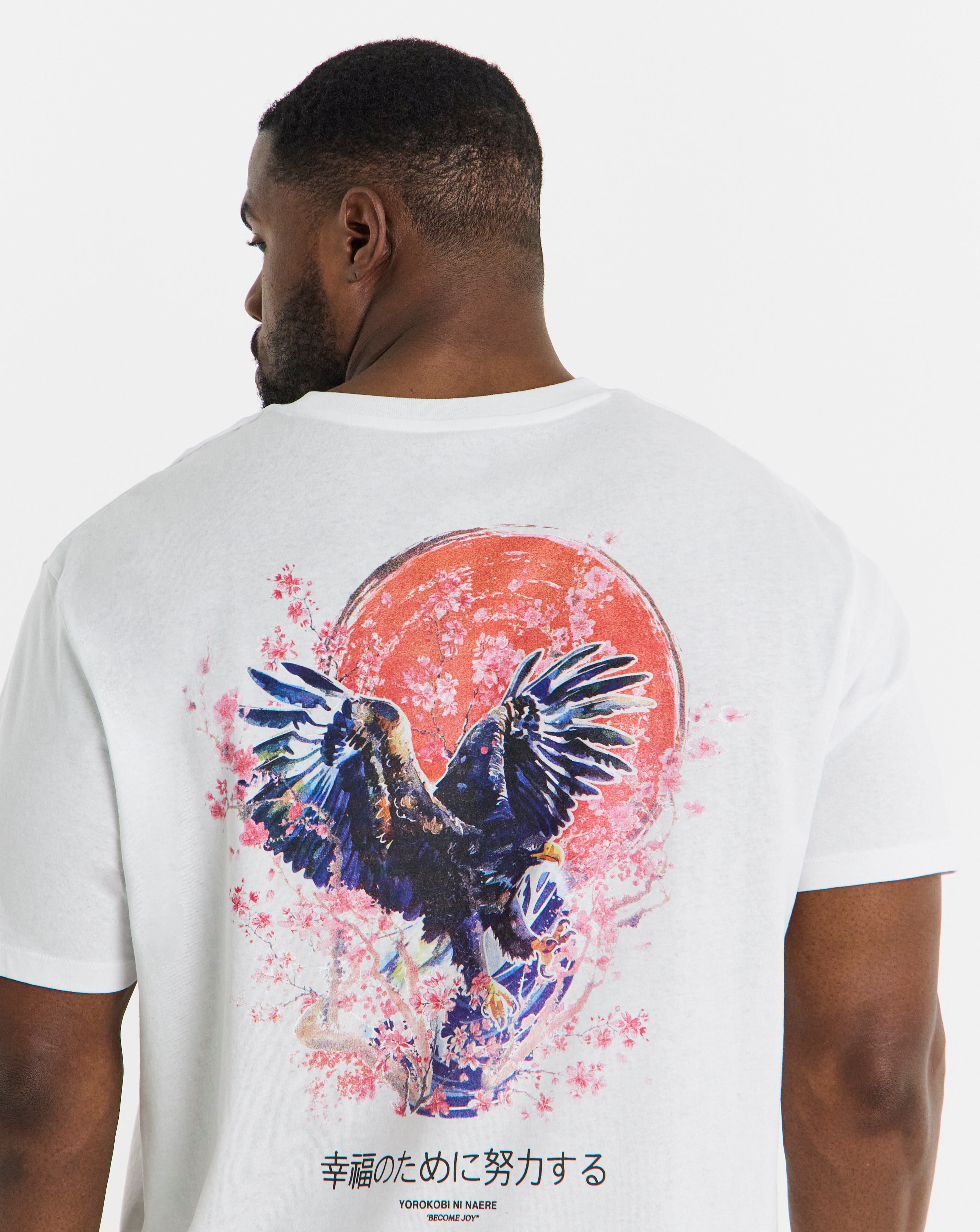 New In - Jack & Jones Back Graphic Eagle T-Shirt