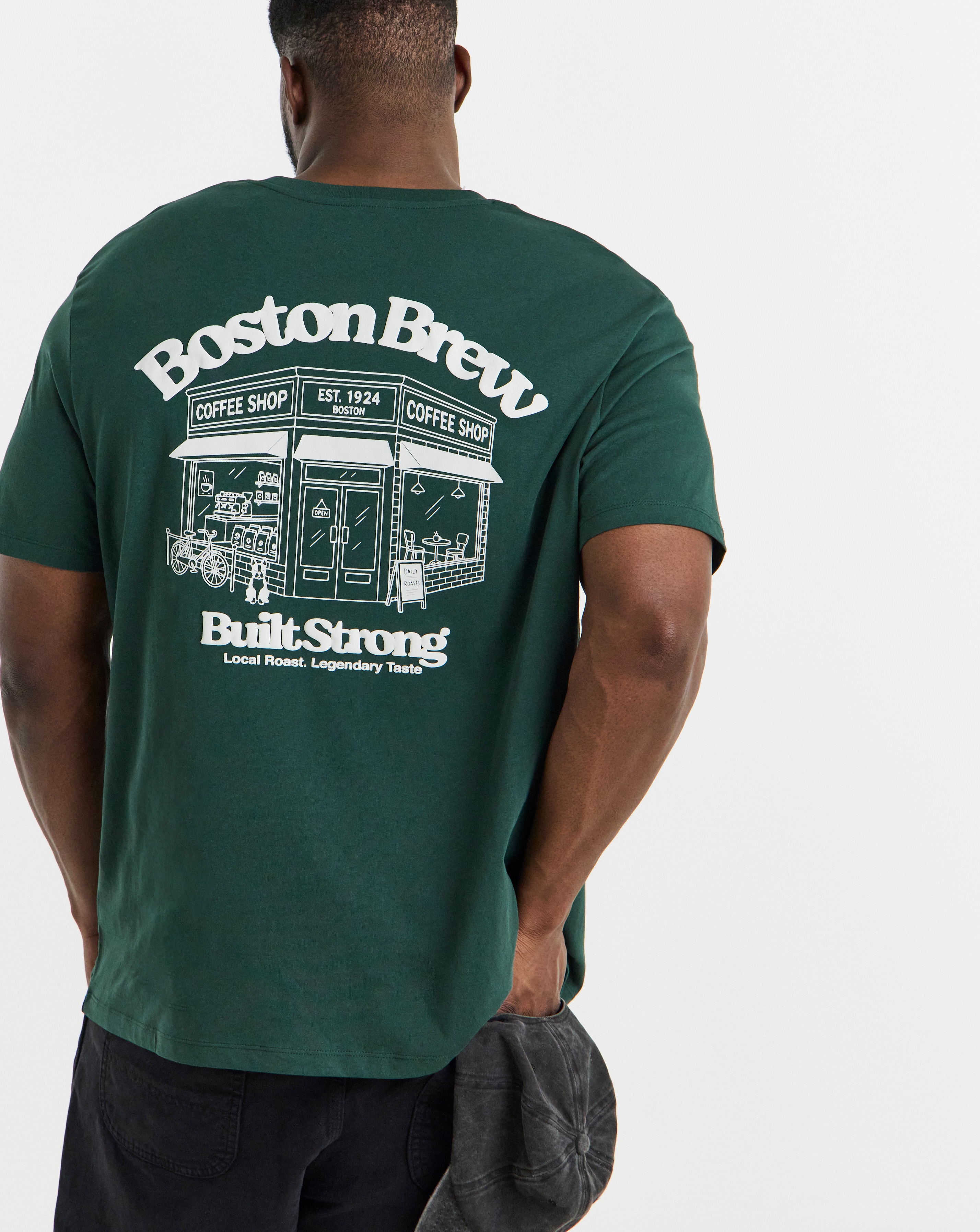 Jack & Jones Back Graphic Boston T-Shirt