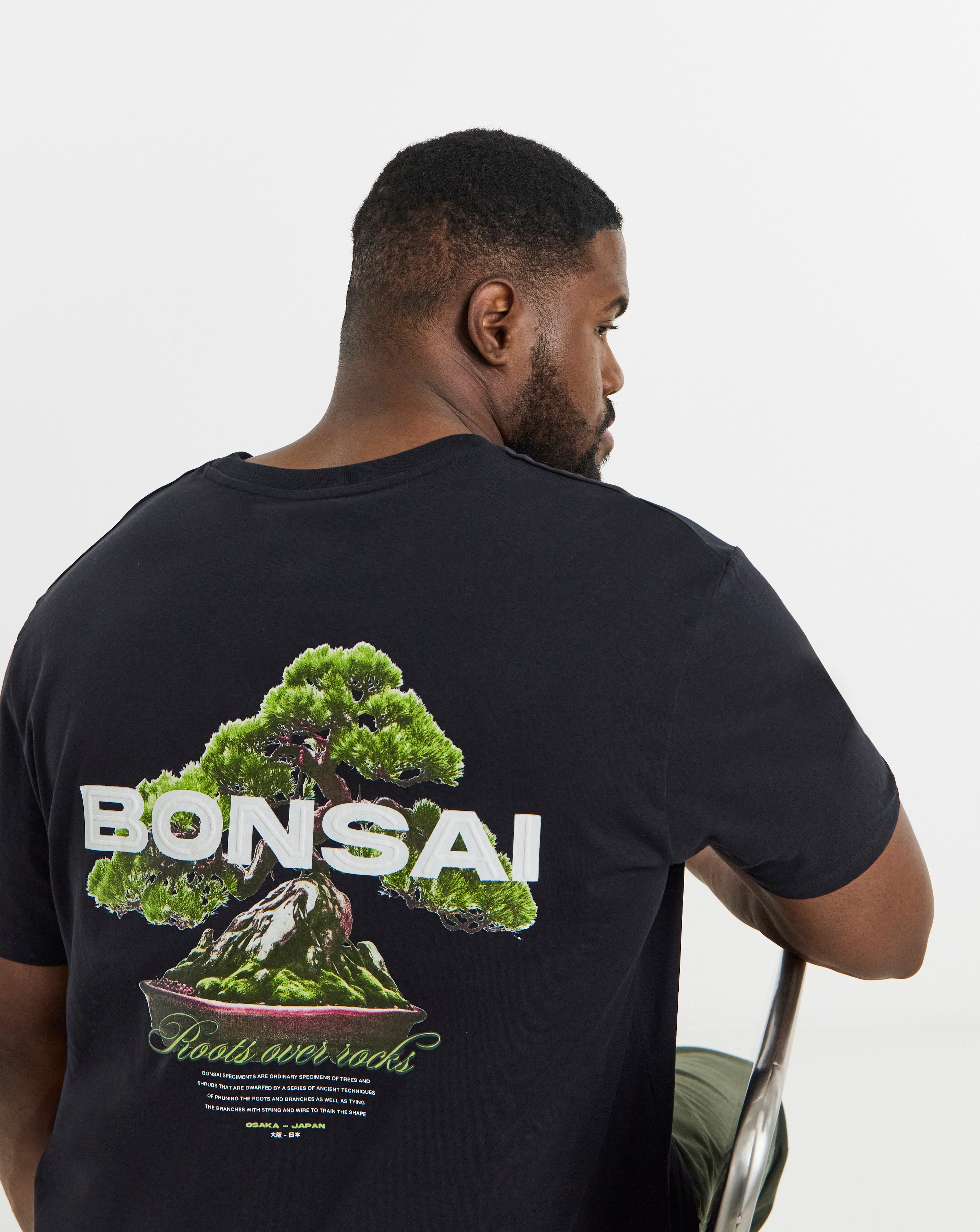 Jack & Jones Back Graphic Bonsai T-Shirt