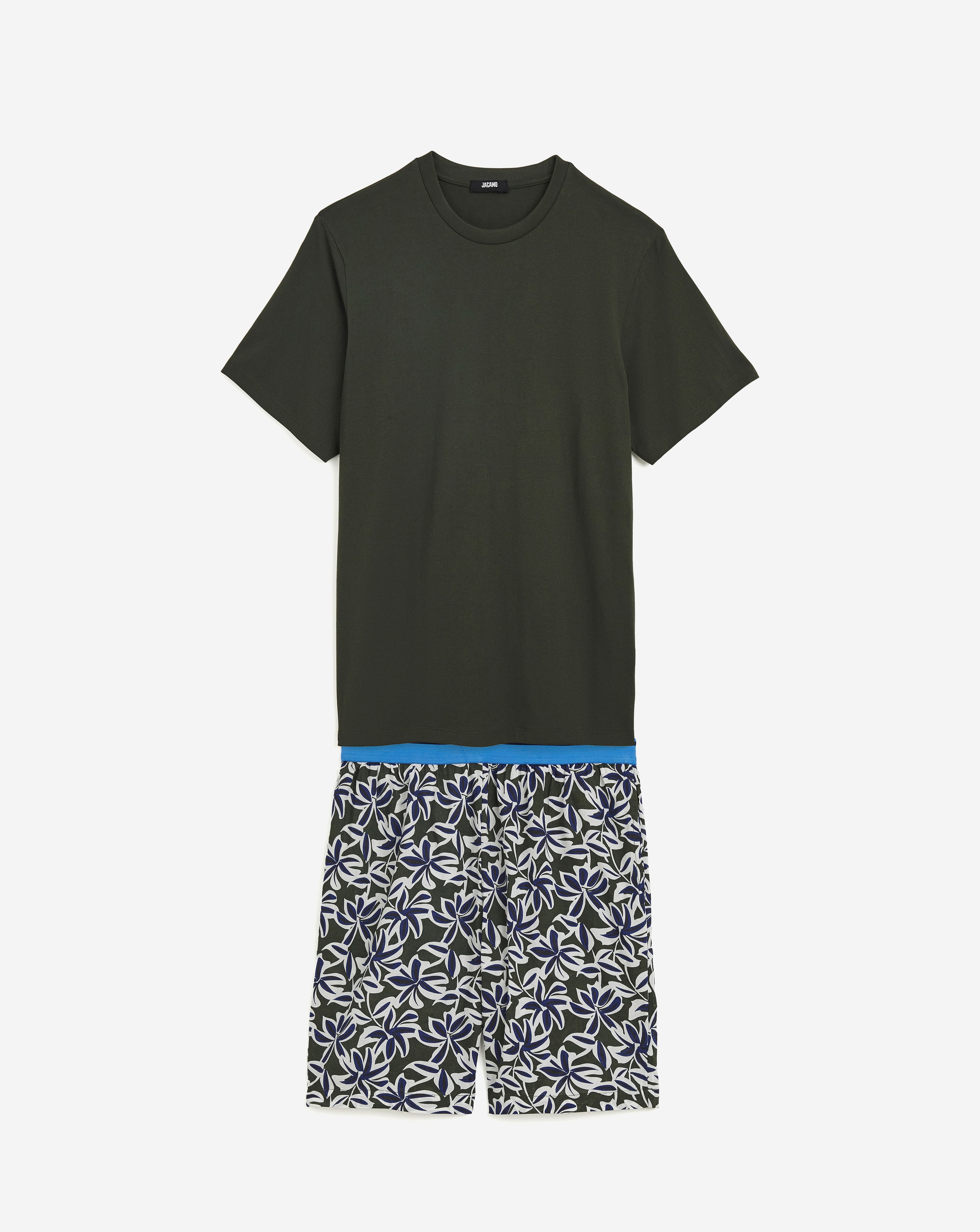 Floral Jersey Graphic Tee and short set