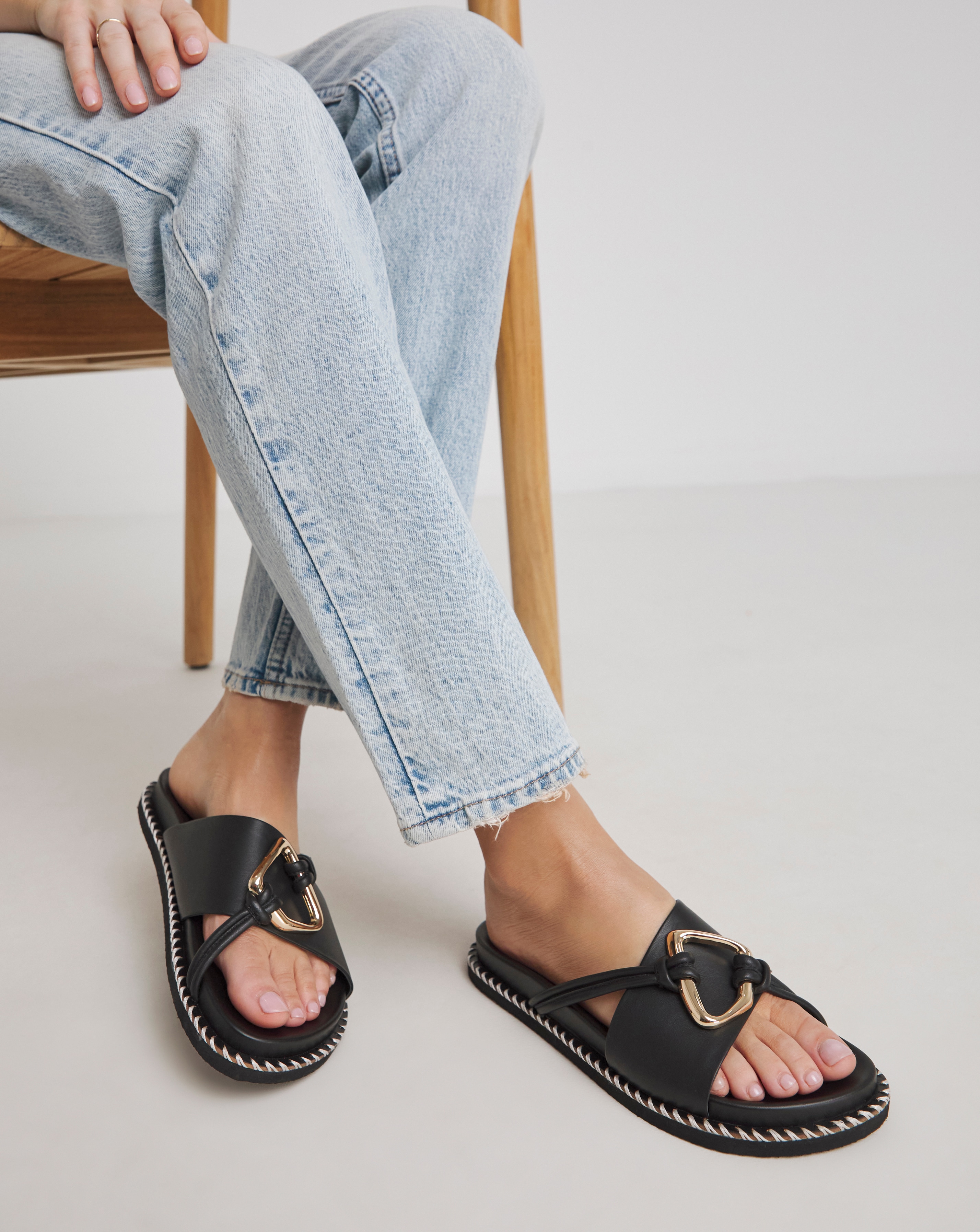 Big Trim Footbed Sandal ExWide