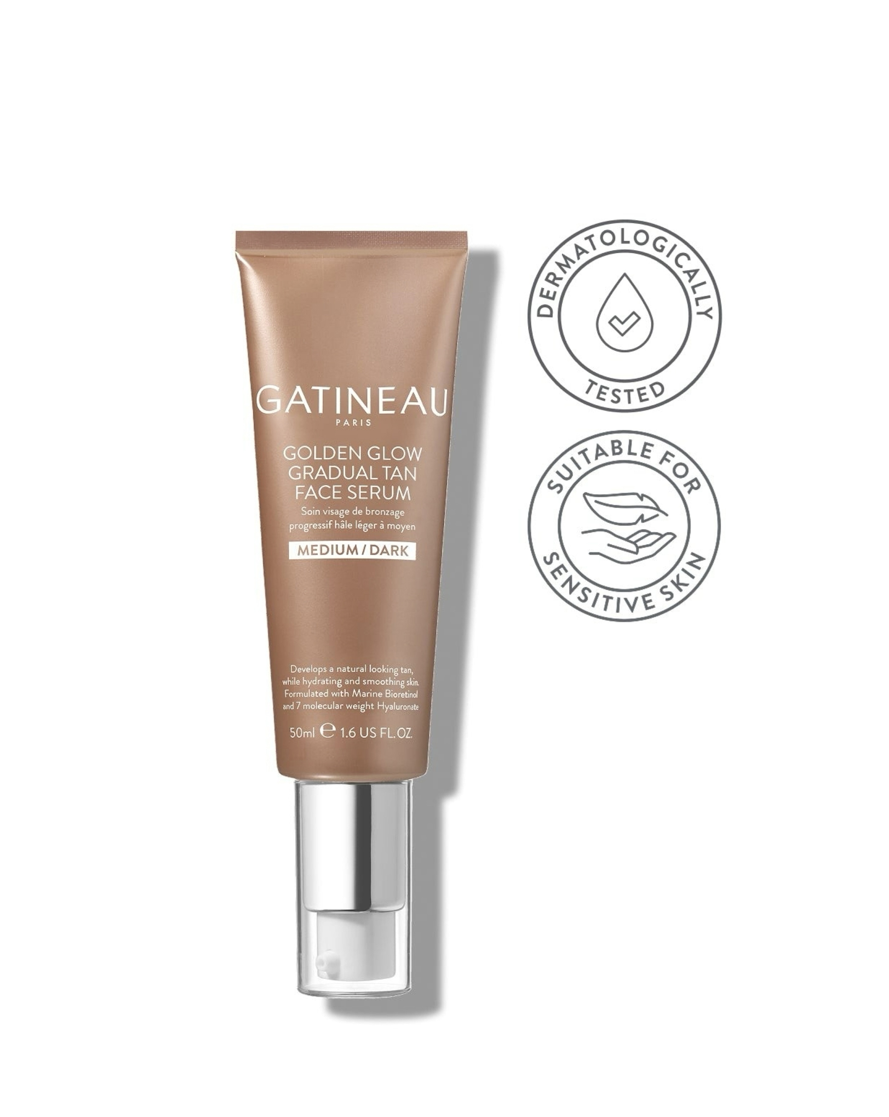New In - GATINEAU Face Tan Medium Dark 50ml