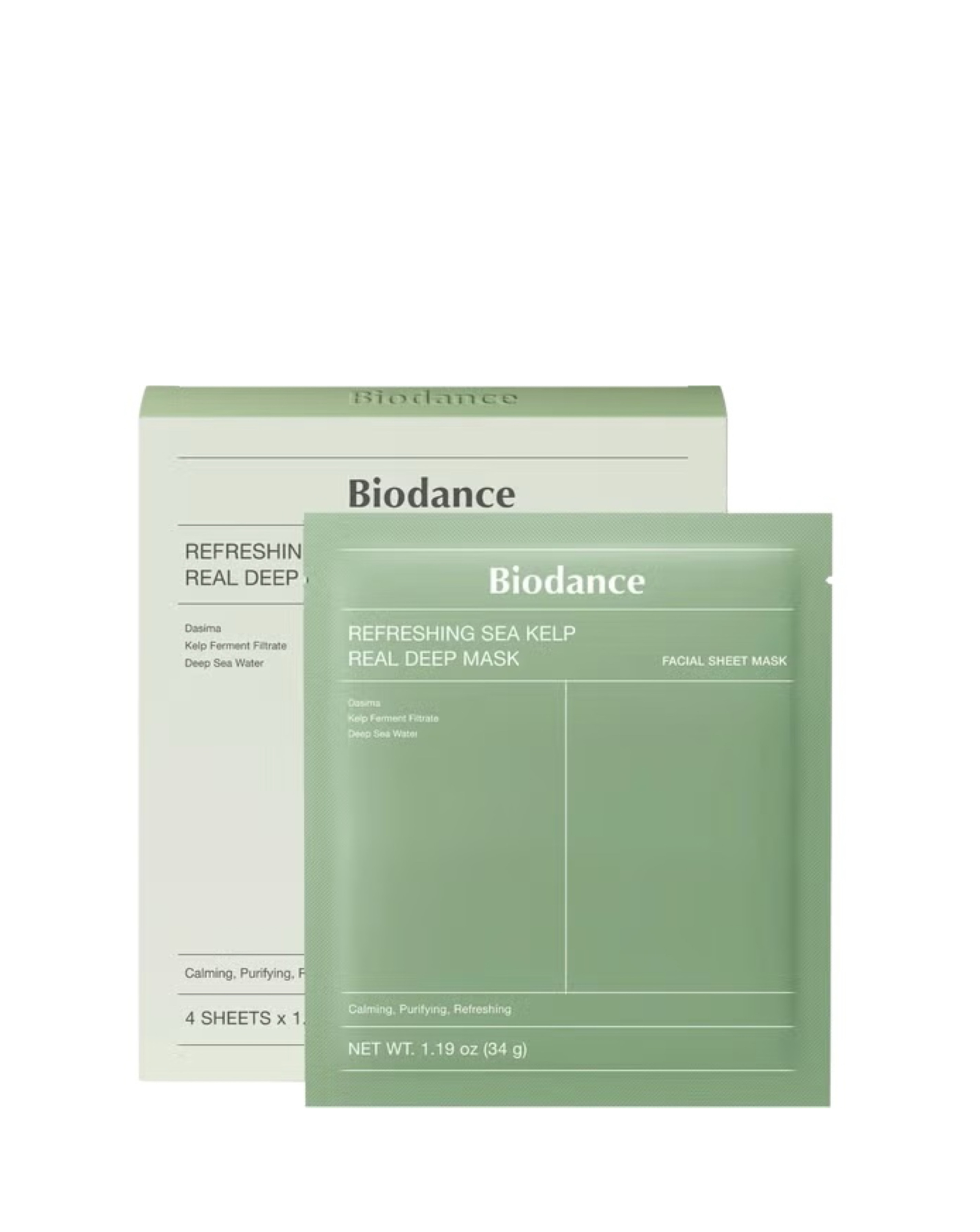 New In - Biodance Refreshing Real Deep Mask 4pk