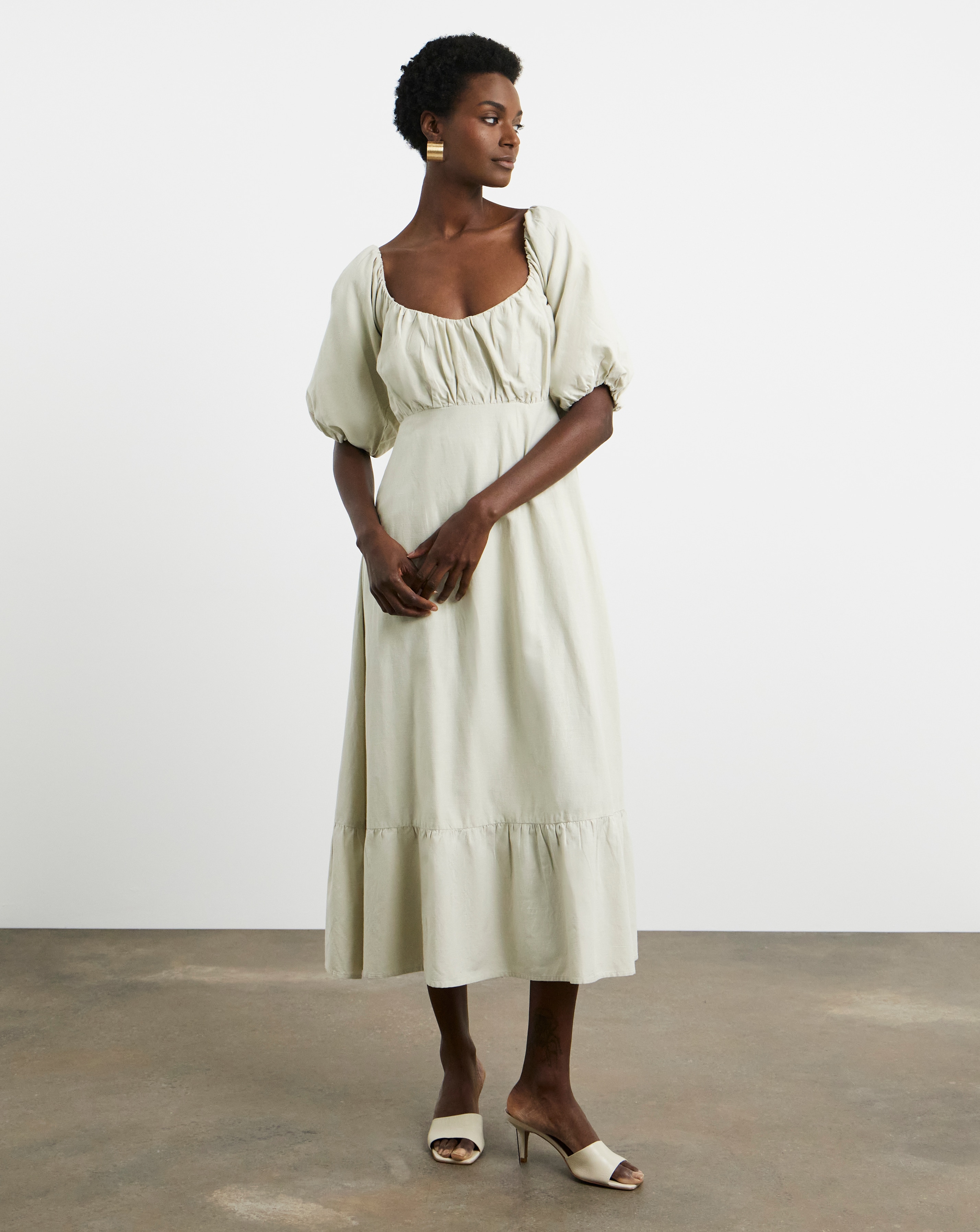 Joanna Hope Linen Mix Dress