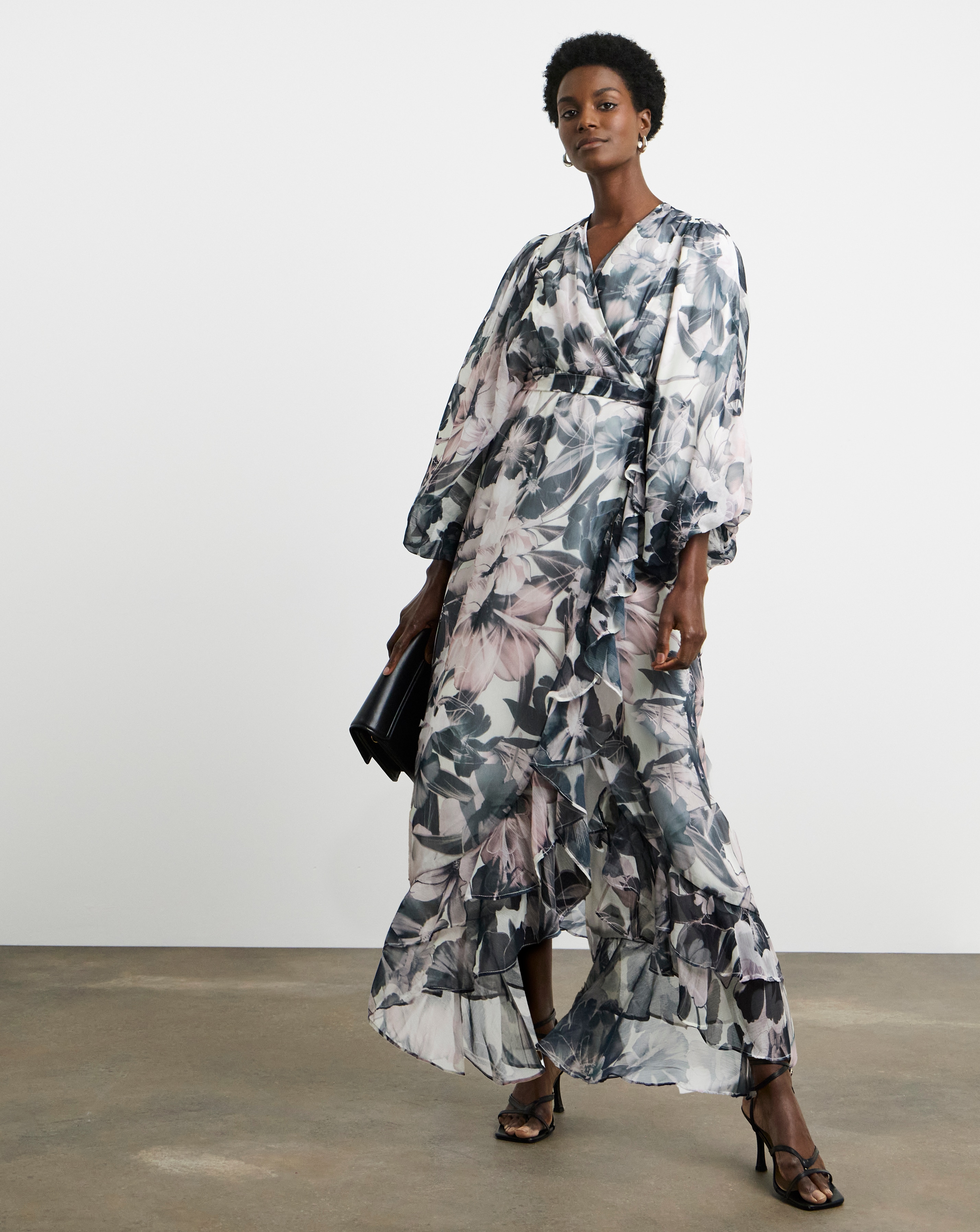 Joanna Hope Maxi Ruffle Dress