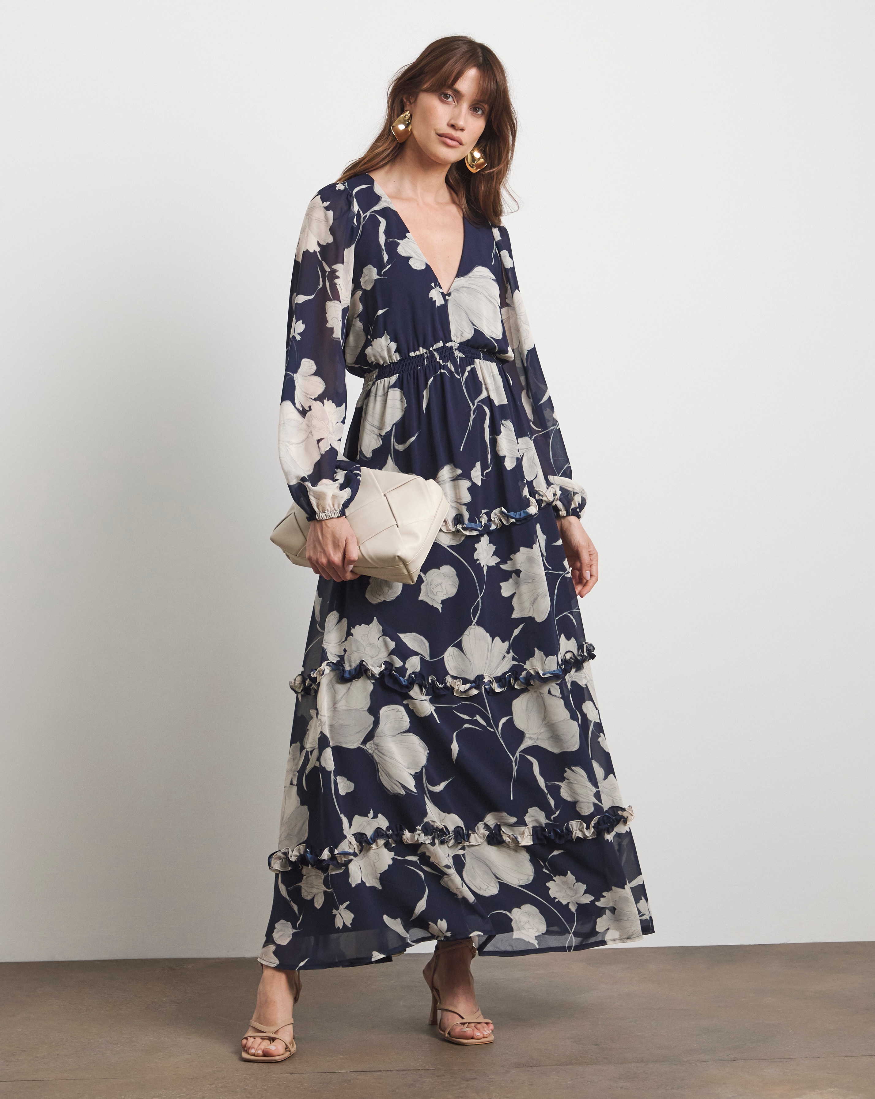 Joanna Hope Romantic Ruffle Dress