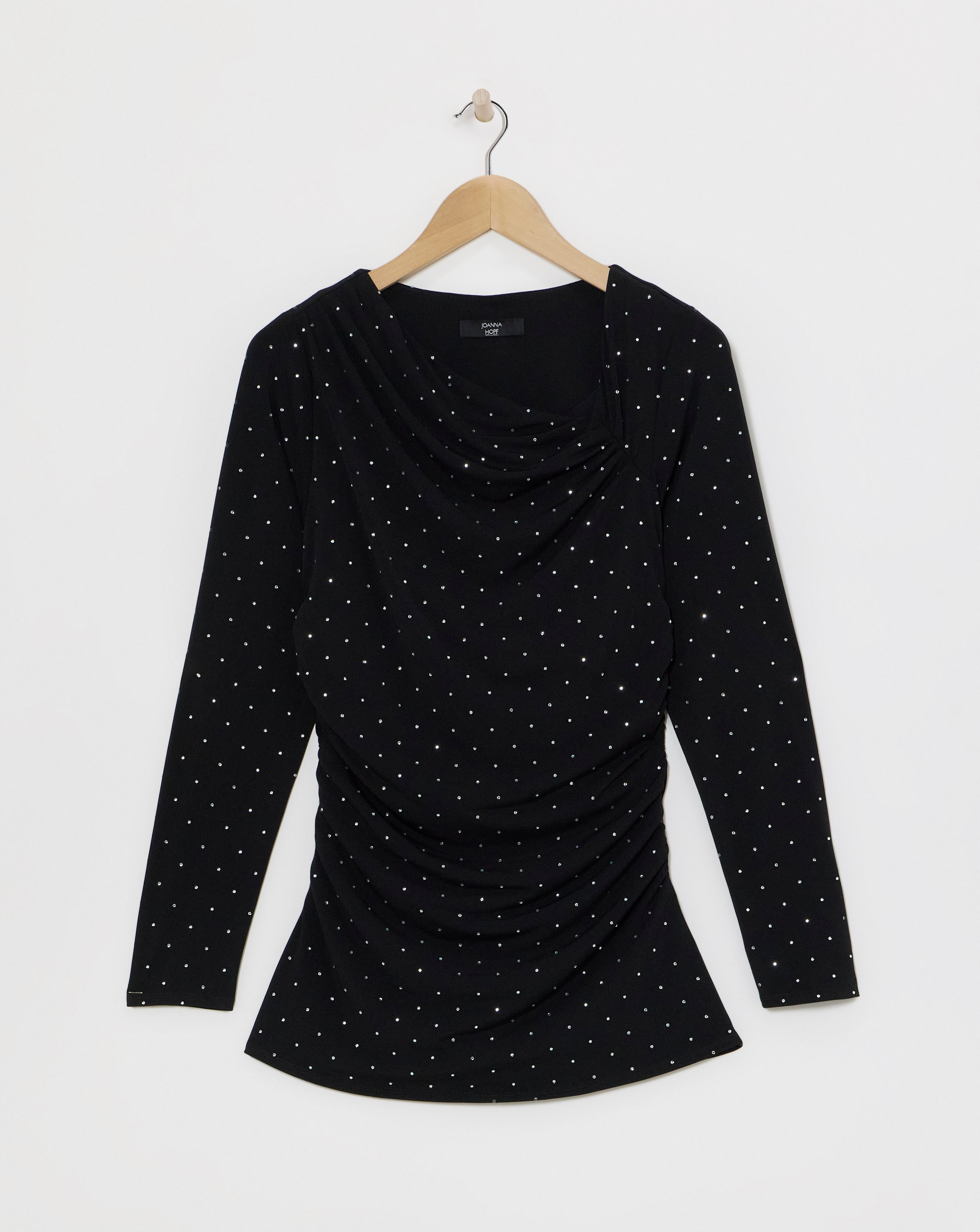 Joanna Hope Jersey Top With Studs