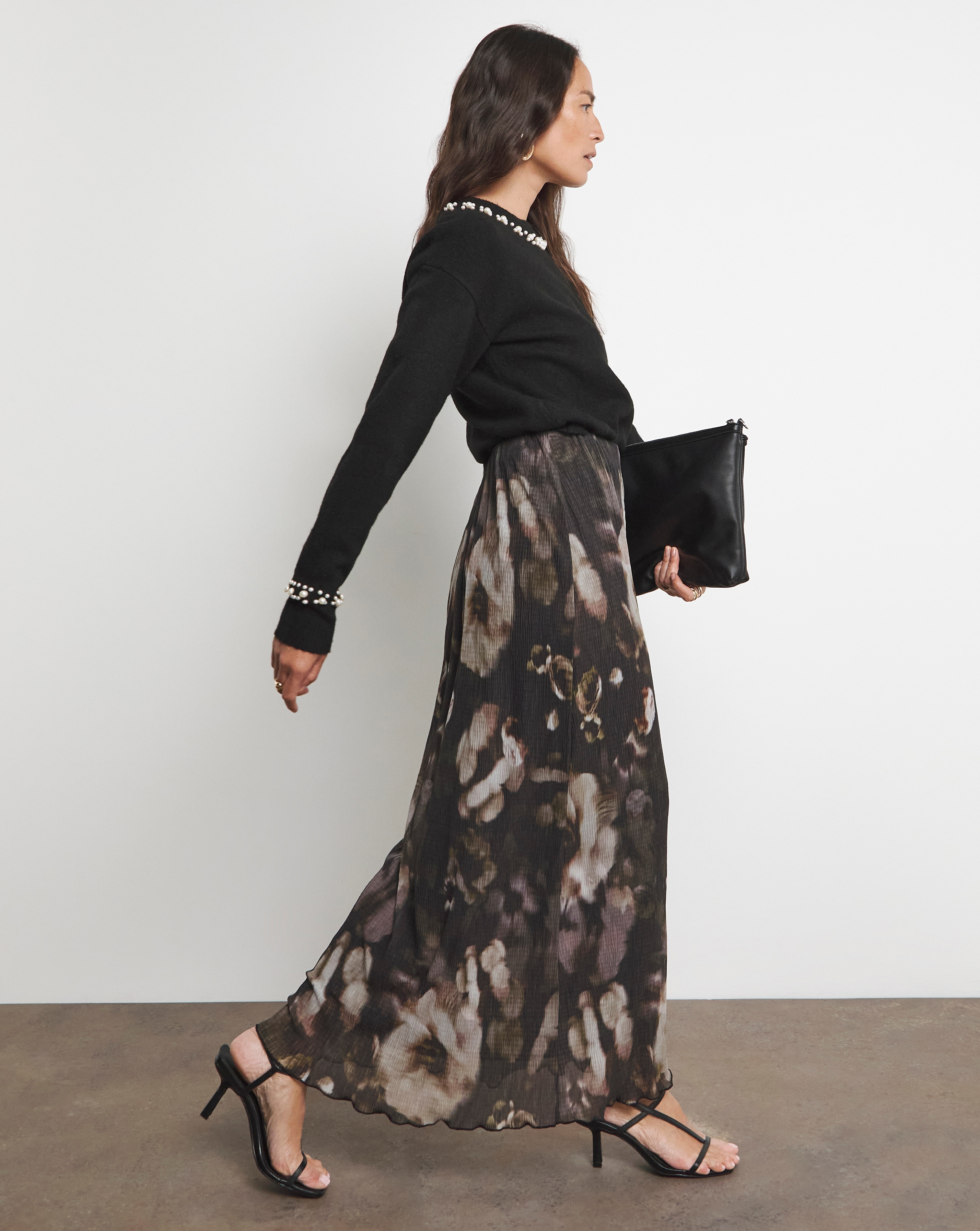 Joanna Hope Crinkle Mesh kirt