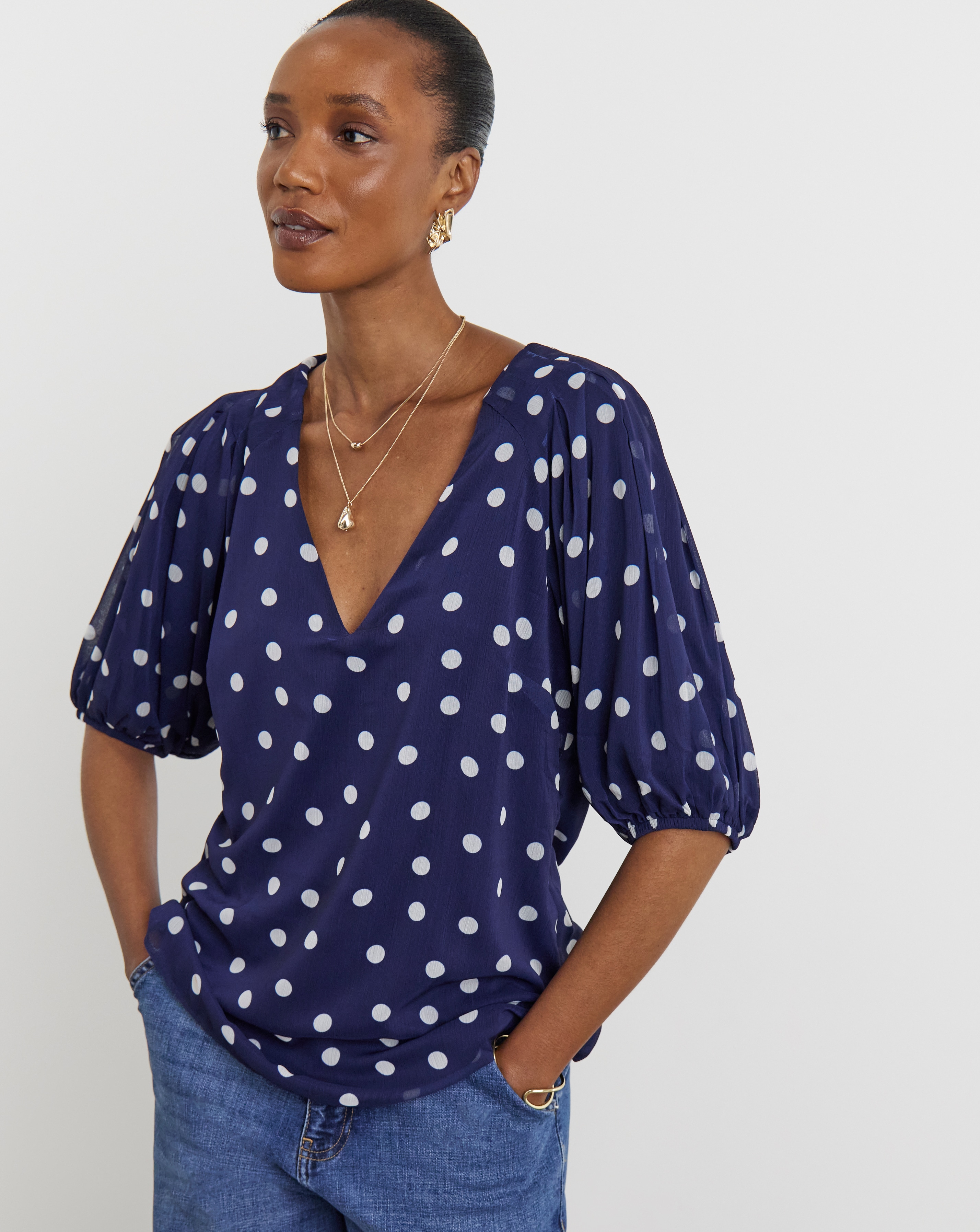 Cape Sleeve Tops | Ambrose Wilson