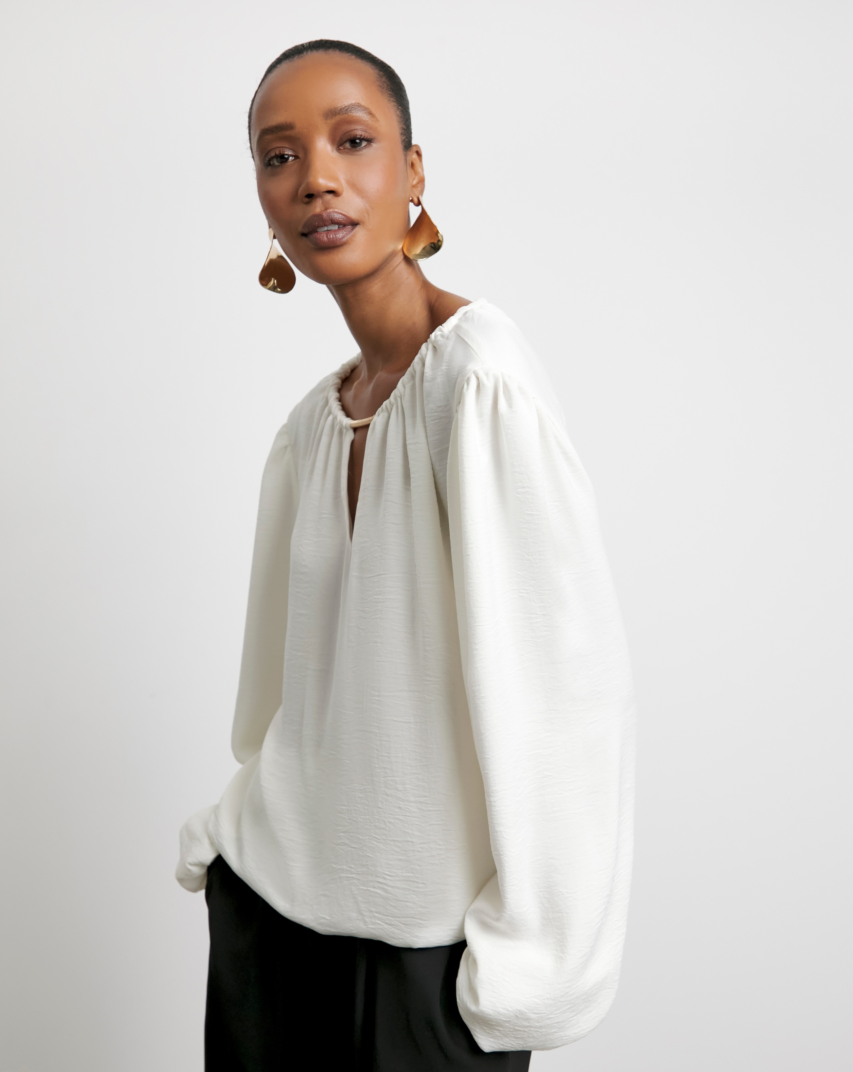 Joanna Hope Puff Sleeve Blouse