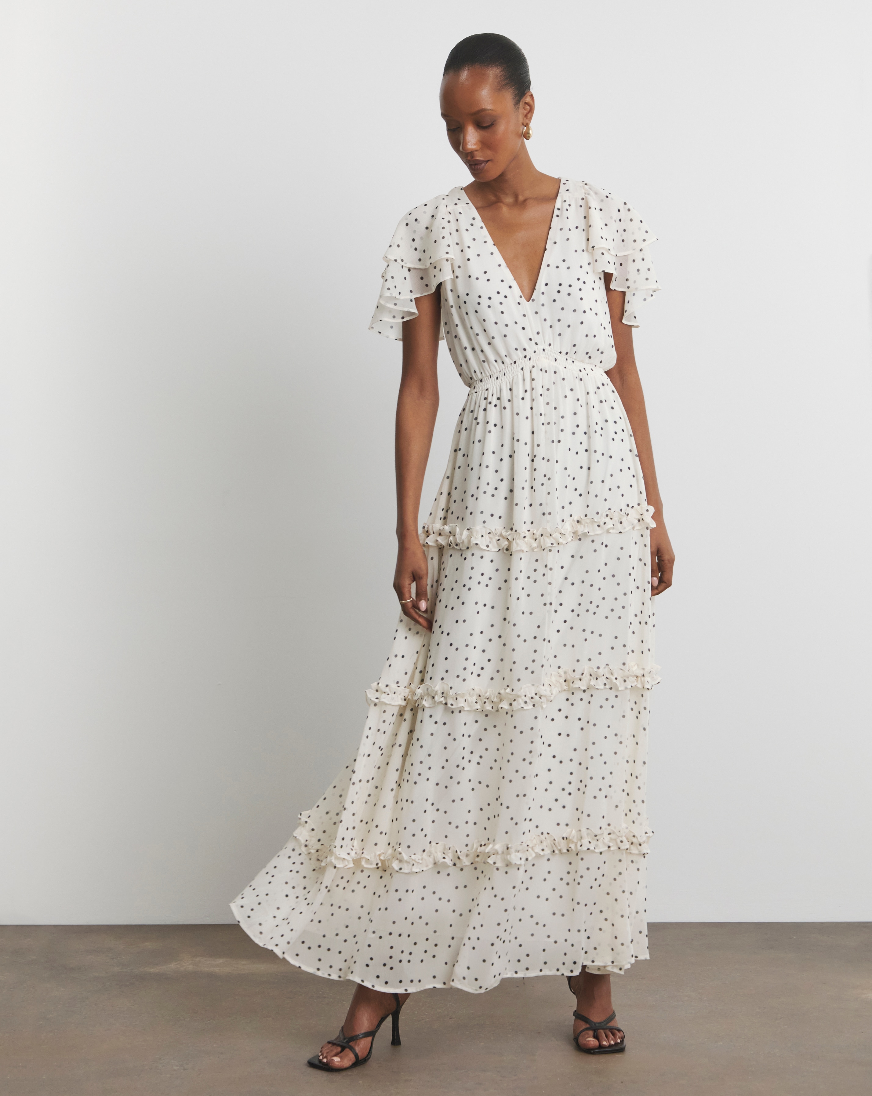 Joanna Hope Maxi Ruffle Dress