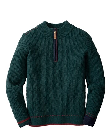 Joe Browns Customised Funnel Neck Jumper - Green