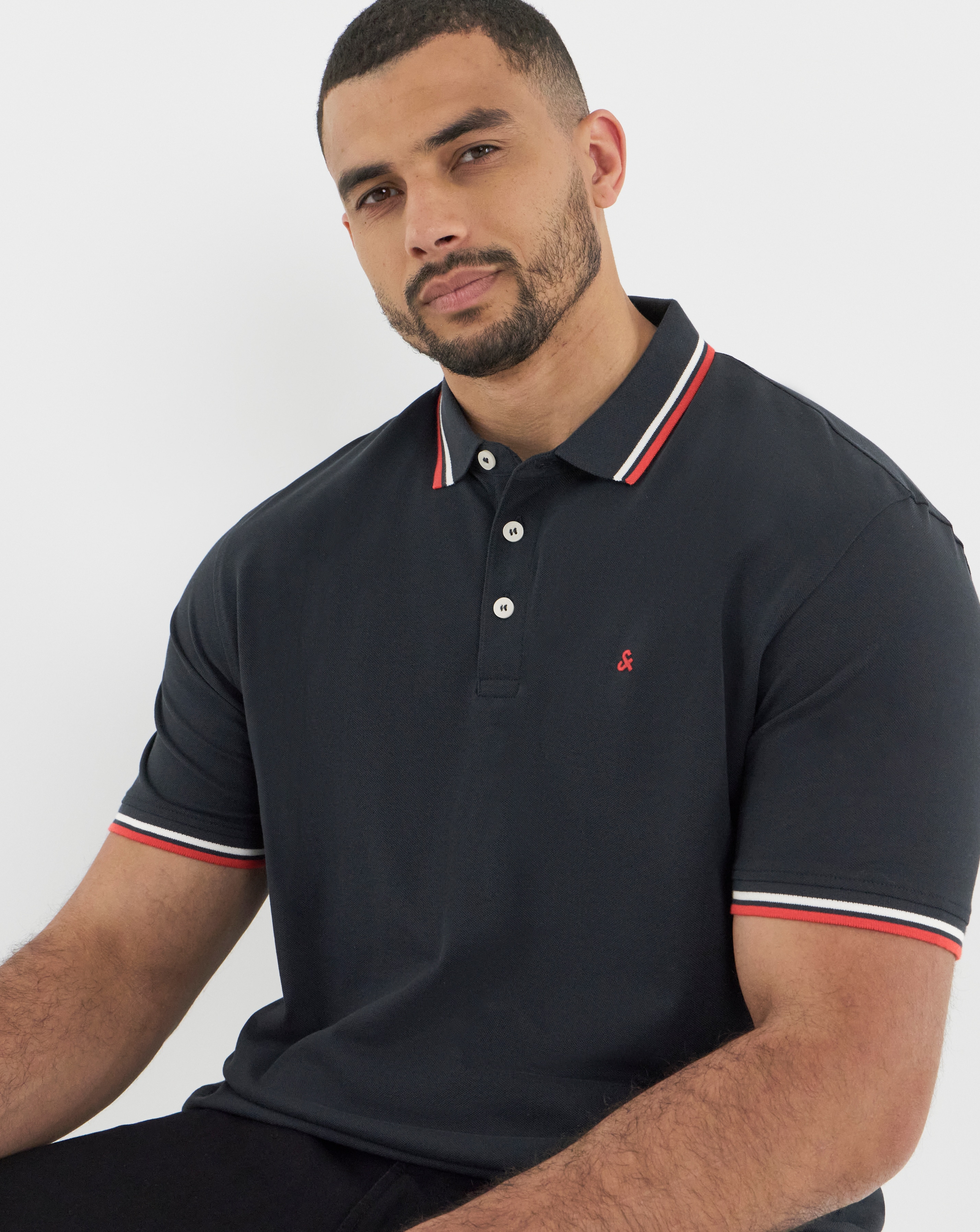Jack & Jones Premium Paulos Tipped Polo