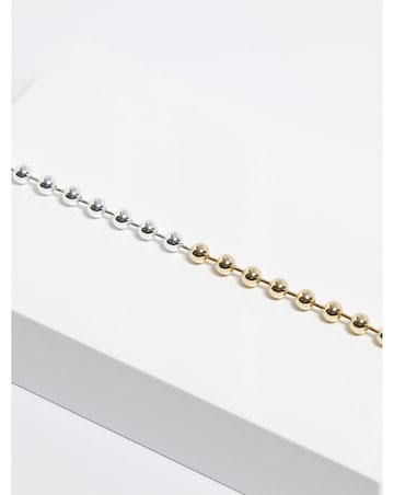 Mood Two Tone Ball Chain Allway Necklace