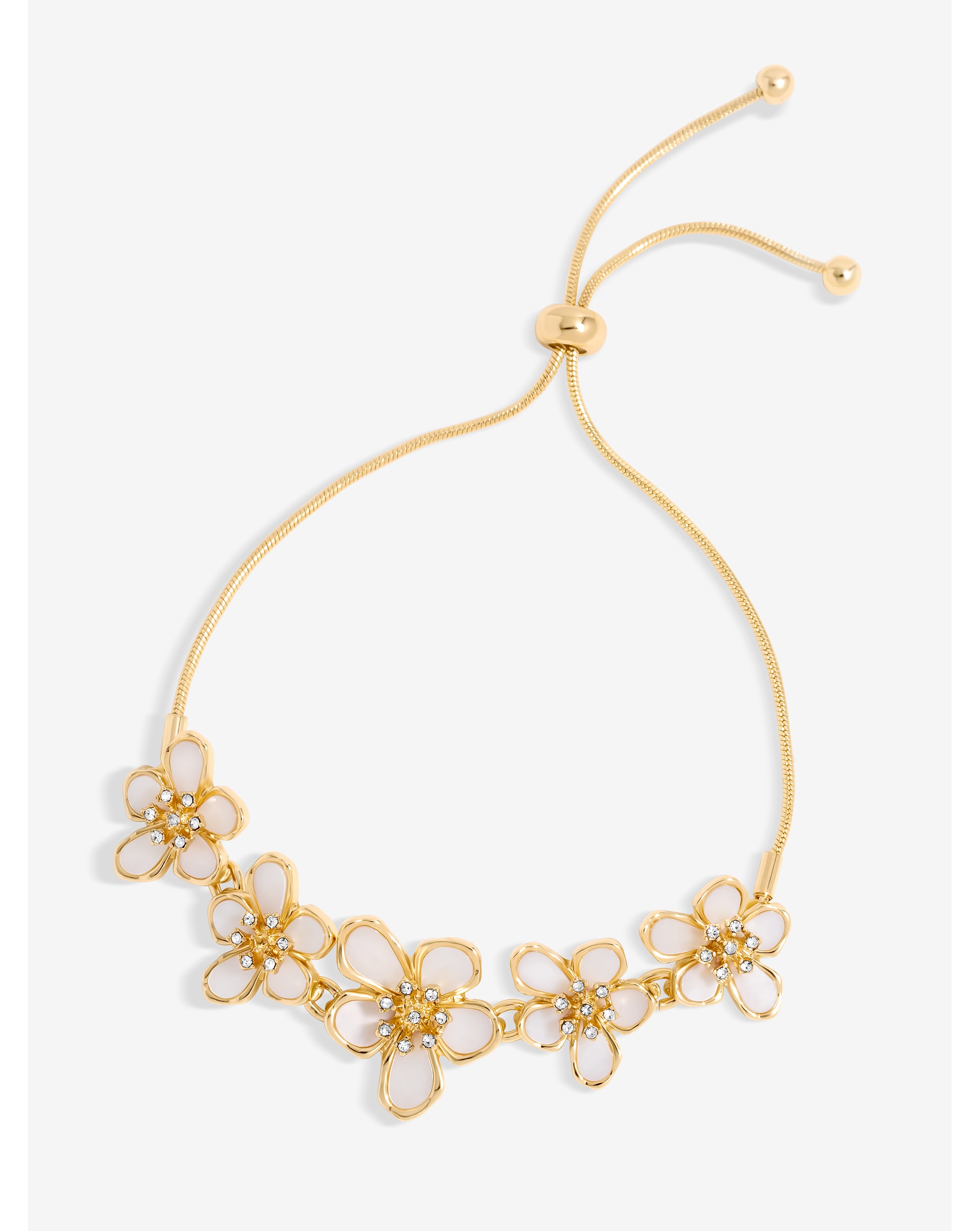 Jon Richard Pearl Floral Bracelet