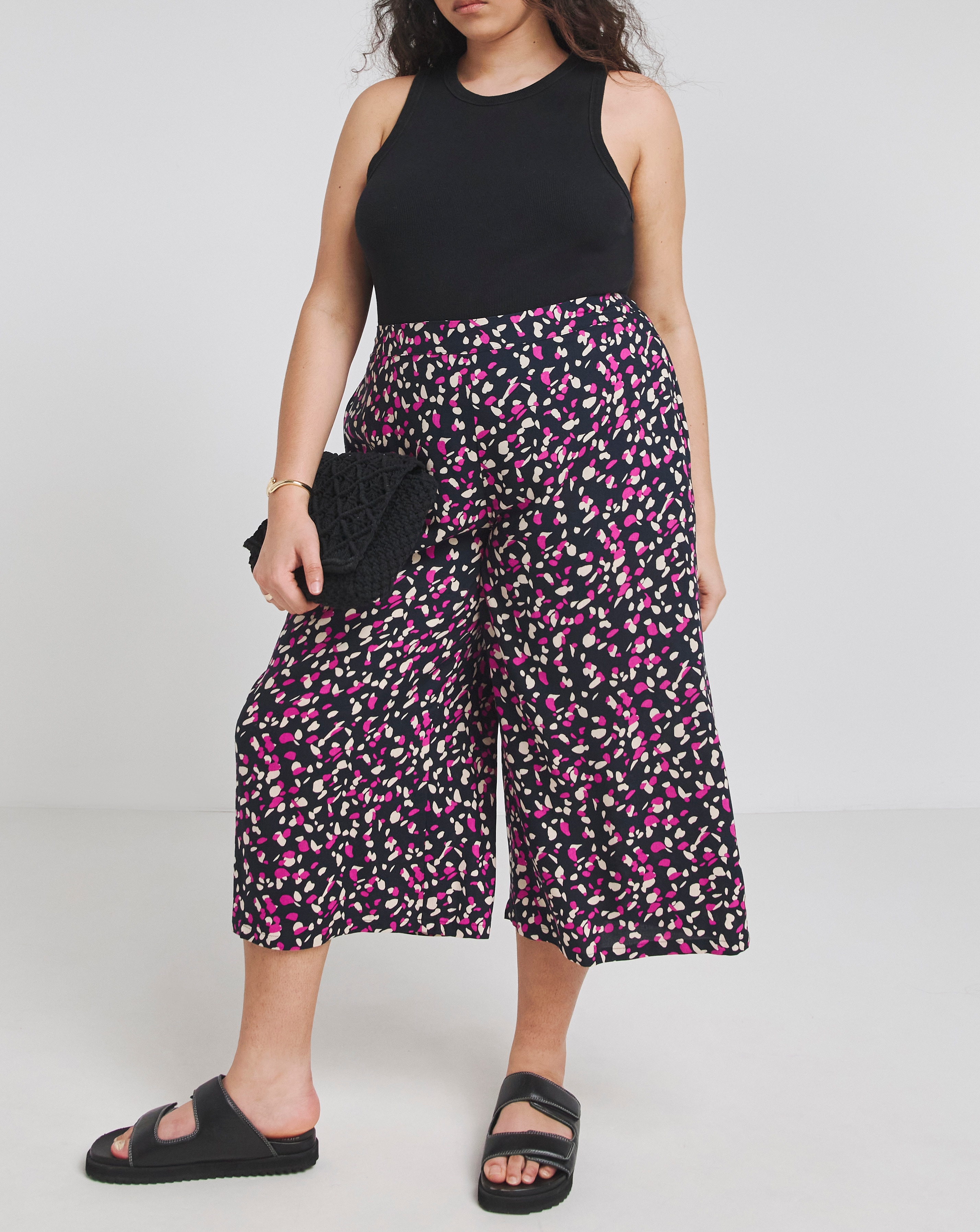 Simply Be Wide Leg Woven Culottes
