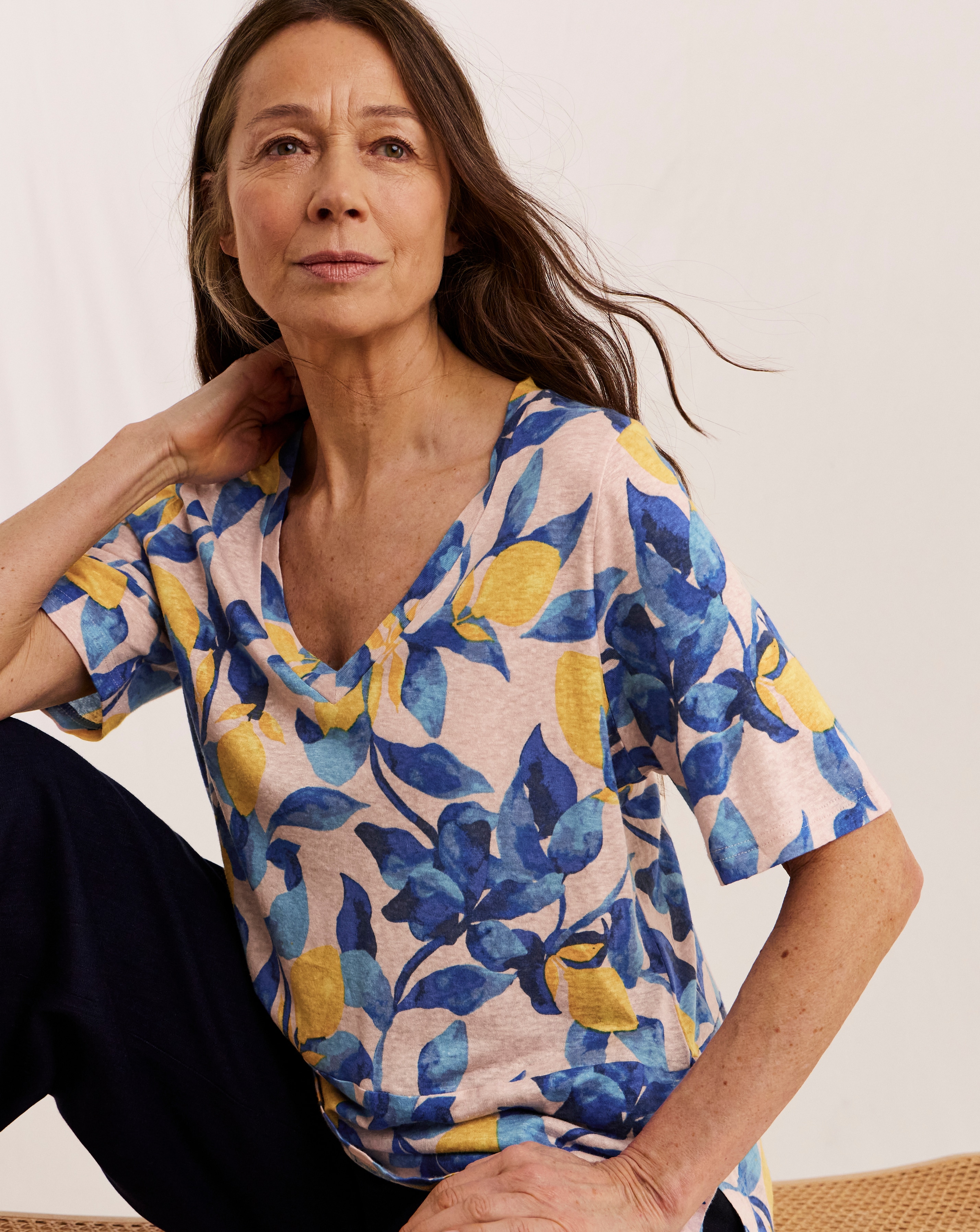 New In - Julipa Linen Jersey Pocket Tunic