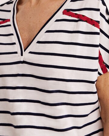 Julipa Cotton Trim T-Shirt