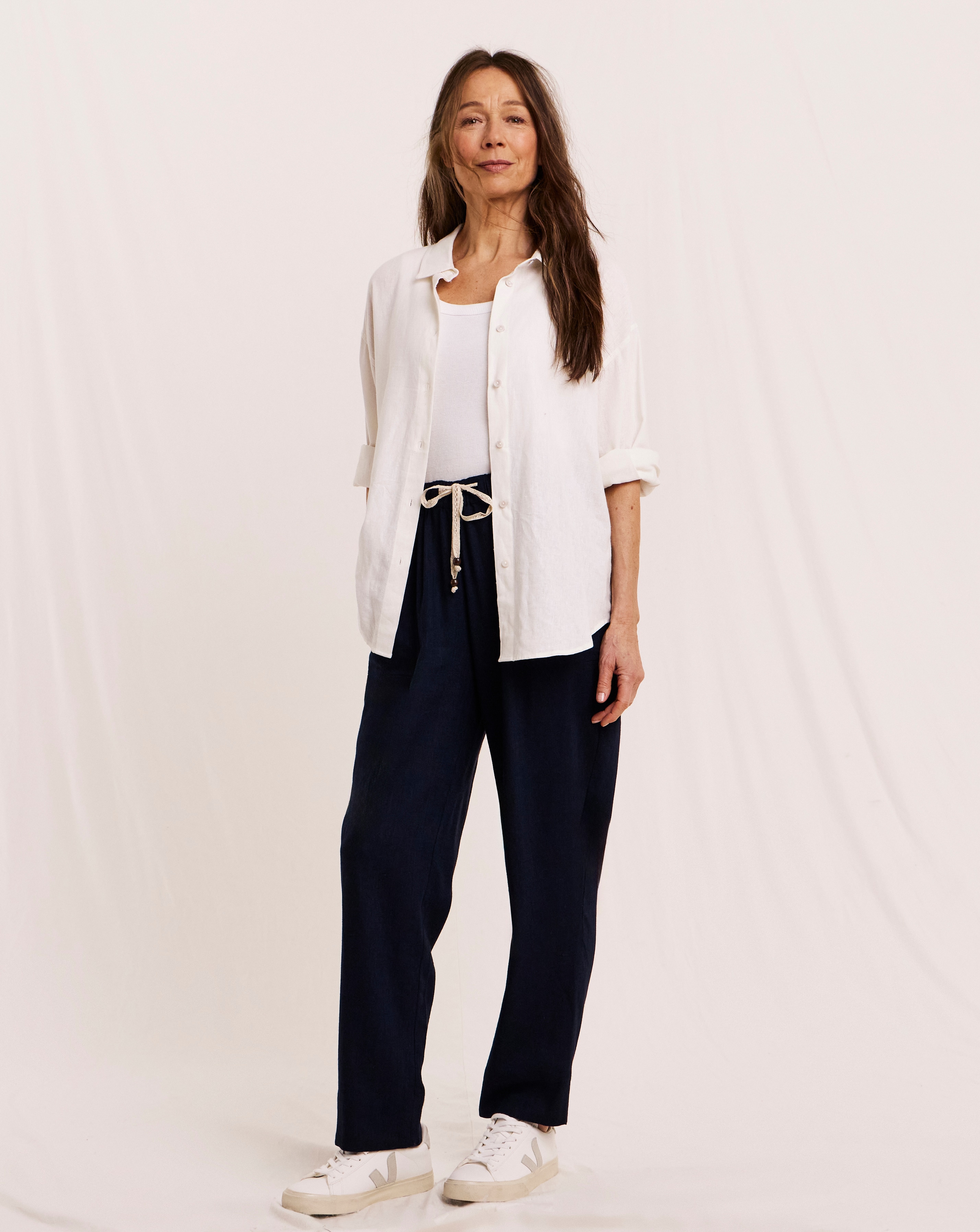 New In - Julipa Tapered Linen Trousers