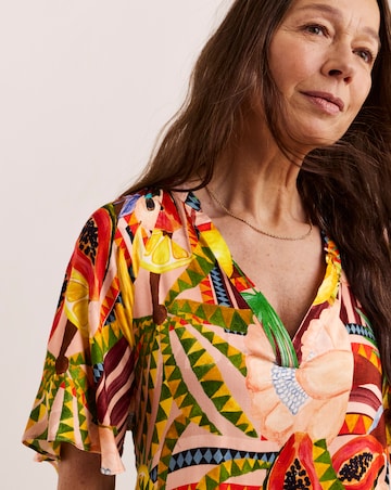 Julipa Petite Printed Midi Dress