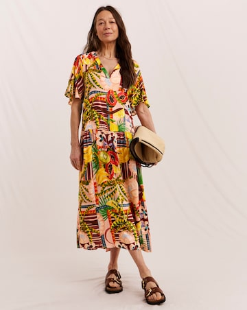 Julipa Petite Printed Midi Dress