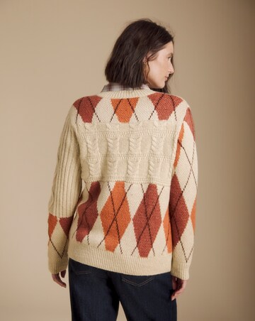 Julipa Cable Argyle Jumper