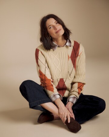 Julipa Cable Argyle Jumper