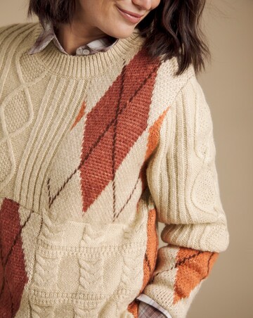 Julipa Cable Argyle Jumper