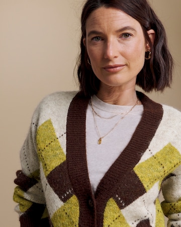 Julipa Argyle Cardigan