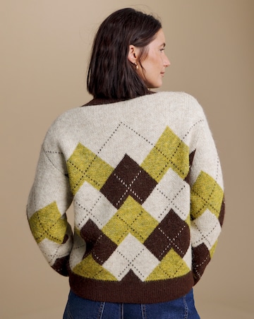 Julipa Argyle Cardigan