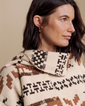 Julipa Fairisle Jumper With Scarf