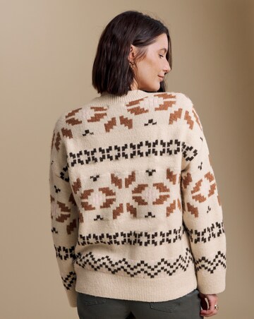 Julipa Fairisle Jumper With Scarf