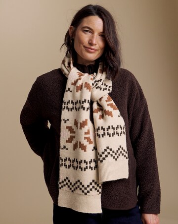 Julipa Fairisle Jumper With Scarf