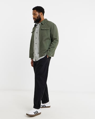 Cotton Twill Zip Harrington