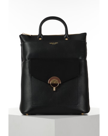 Luella Grey Sally Black Laptop Backpack