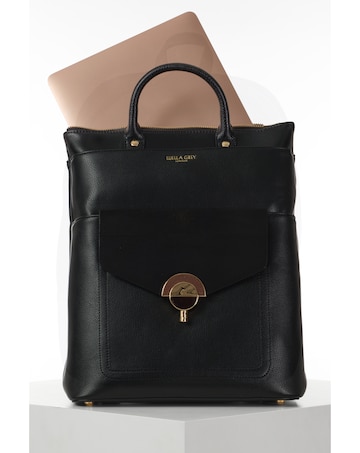 Luella Grey Sally Black Laptop Backpack