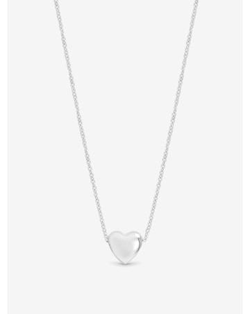 Simply Silver Sterling Silver 925 Polished Mini Heart Pendant