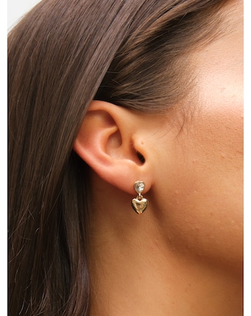 Mood Crystal Heart Earrings - Pack of 3