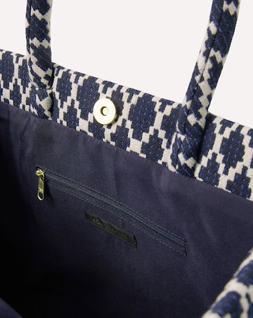 Accessorize Geometric Print Textile Handbag