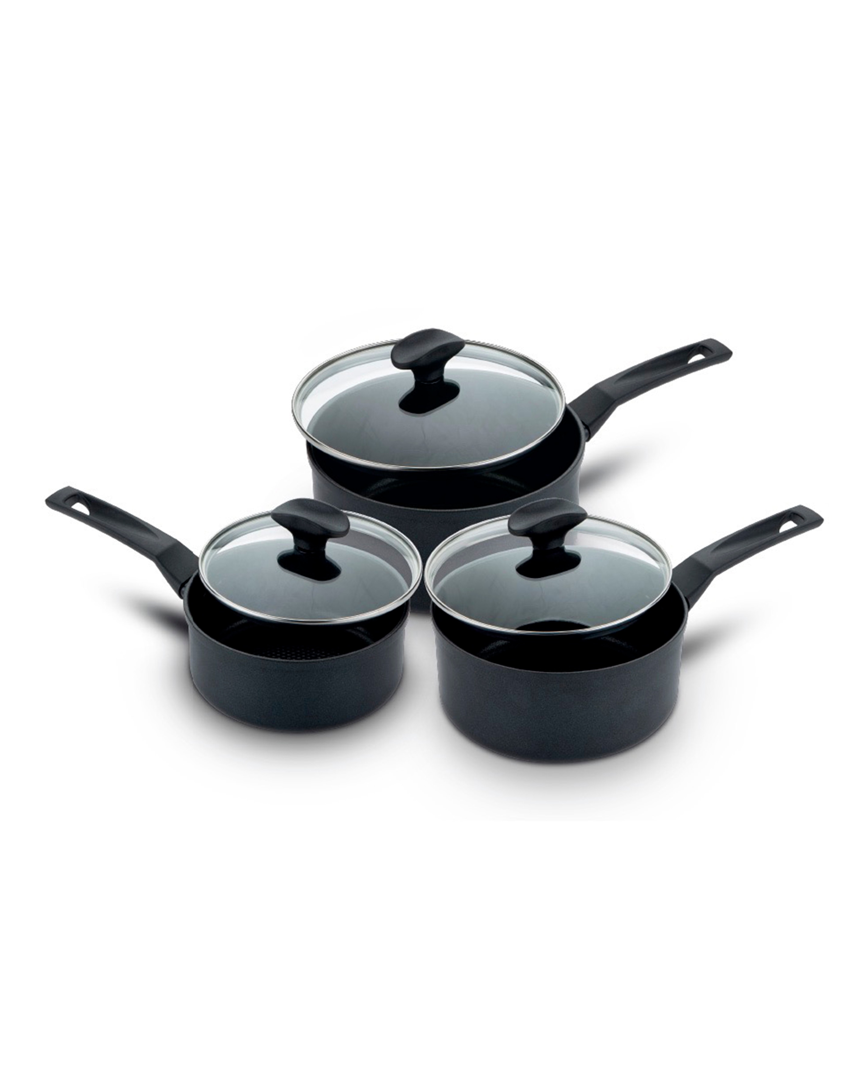 Prestige 9x Tougher 3 Piece Saucepan Set