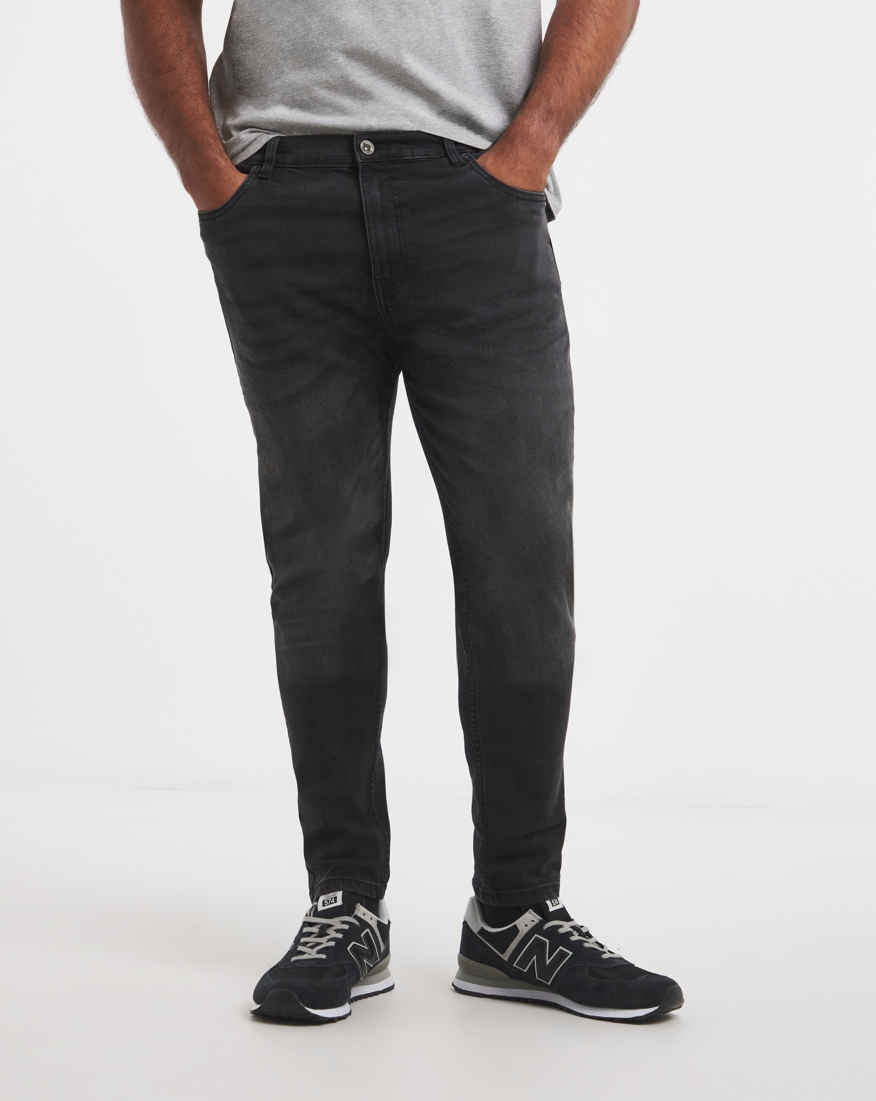 Skinny Fit Stretch Jeans Black Wash