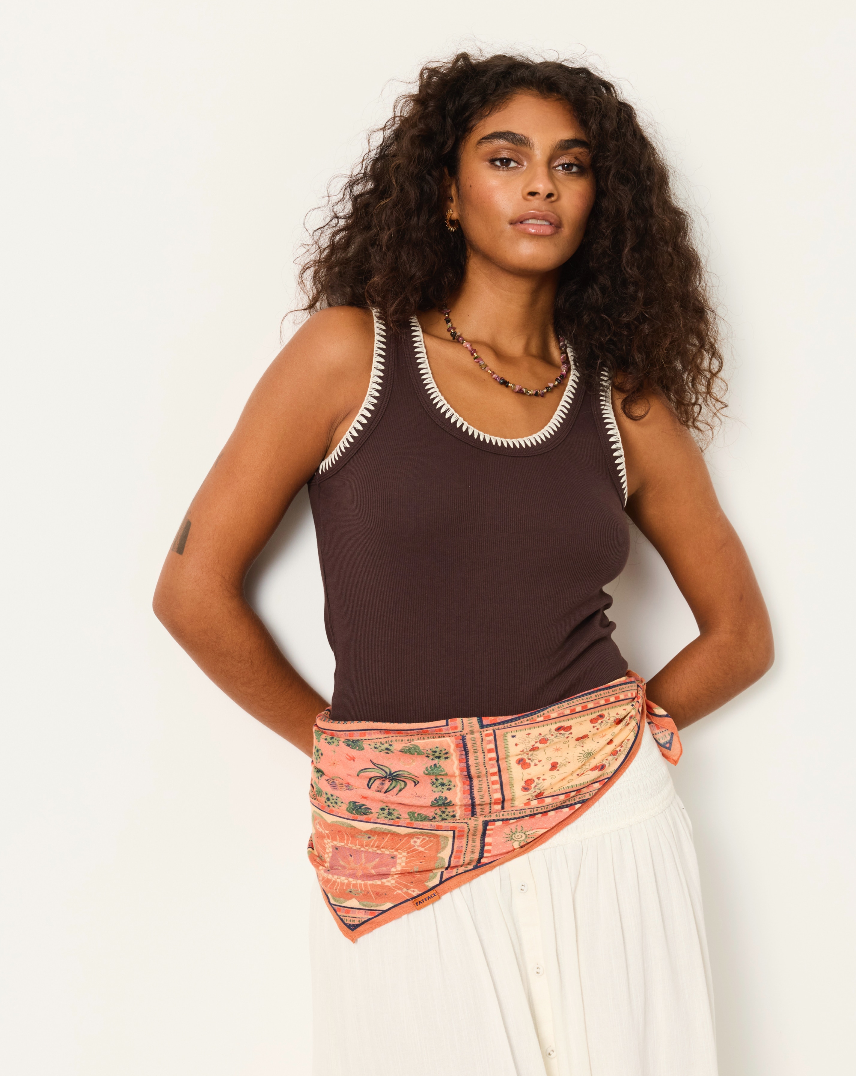 New In - Fatface Bella Rib Vest