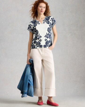 White Stuff Nelly Notch Neck Tee