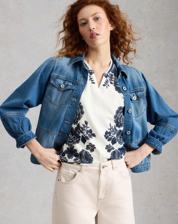 White Stuff Nelly Notch Neck Tee