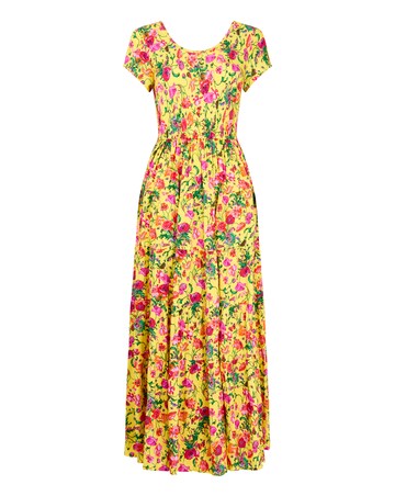 Joe Browns Camilla Printed Crinkle Maxi Dress