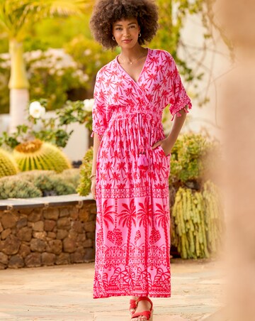 Joe Browns Perfect Palms Maxi Dress Petite