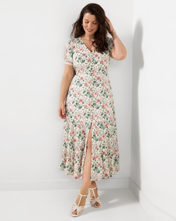 Joe Browns Penelope Printed Crinkle Dress