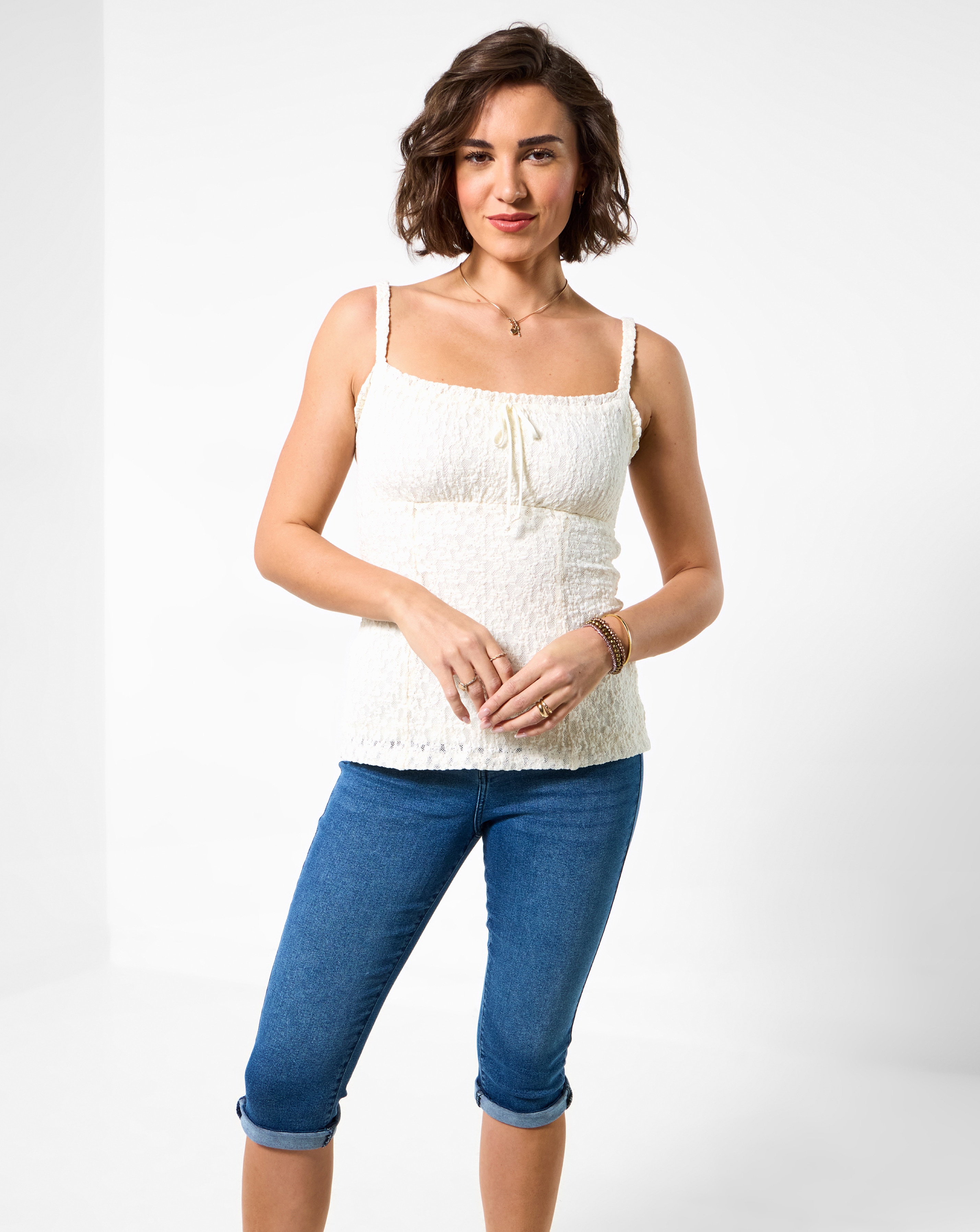 Lexie Denim Capri Pants
