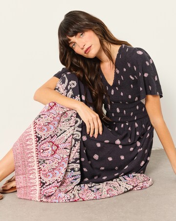 Fatface Alma Paisley Midi Dress