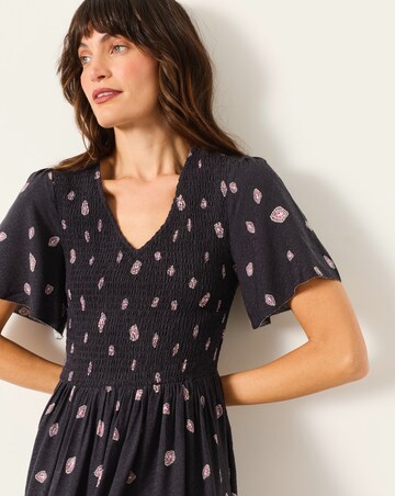 Fatface Alma Paisley Midi Dress